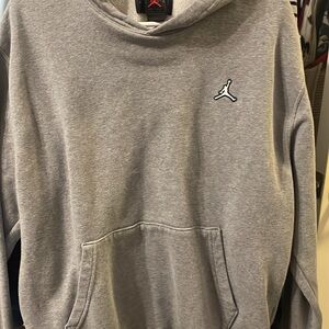 Jordan Men's Light Gray Hoodie
